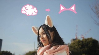 Believe it or not, people really wear Necomimi ears to reflect metabolic excitement in a way they cannot consciously control. (Photo courtesy Neurowear)