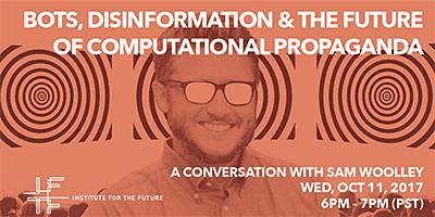 Join the conversation with Sam Woolley